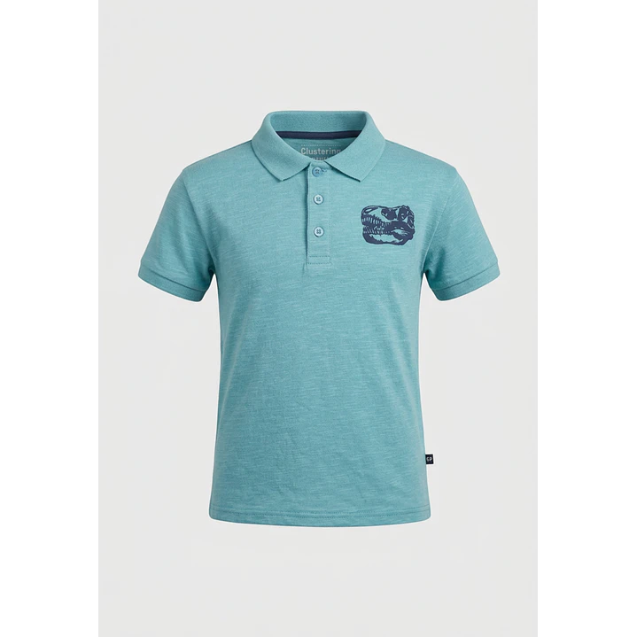 Polera Dino Niño Verde 1