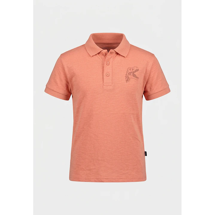 Polera Dino Niño Naranja 1