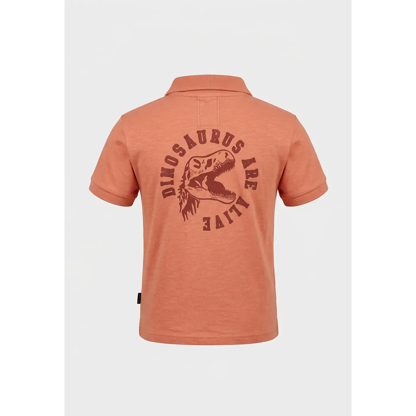 Polera Dino Niño Naranja 2
