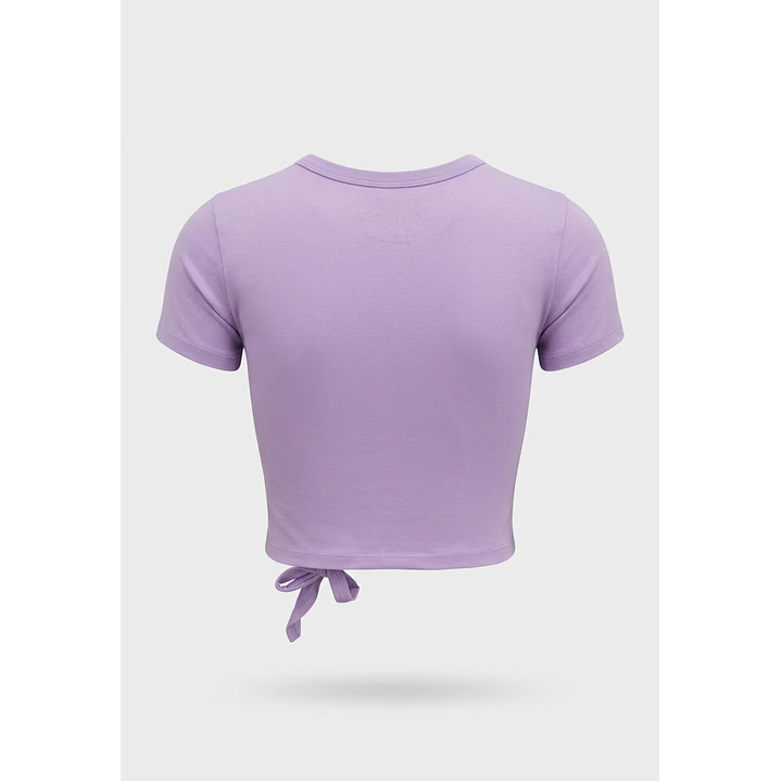 Polera Nudo Niña Lila 2