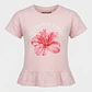 Polera Flor Niña Rosado - Miniatura 1