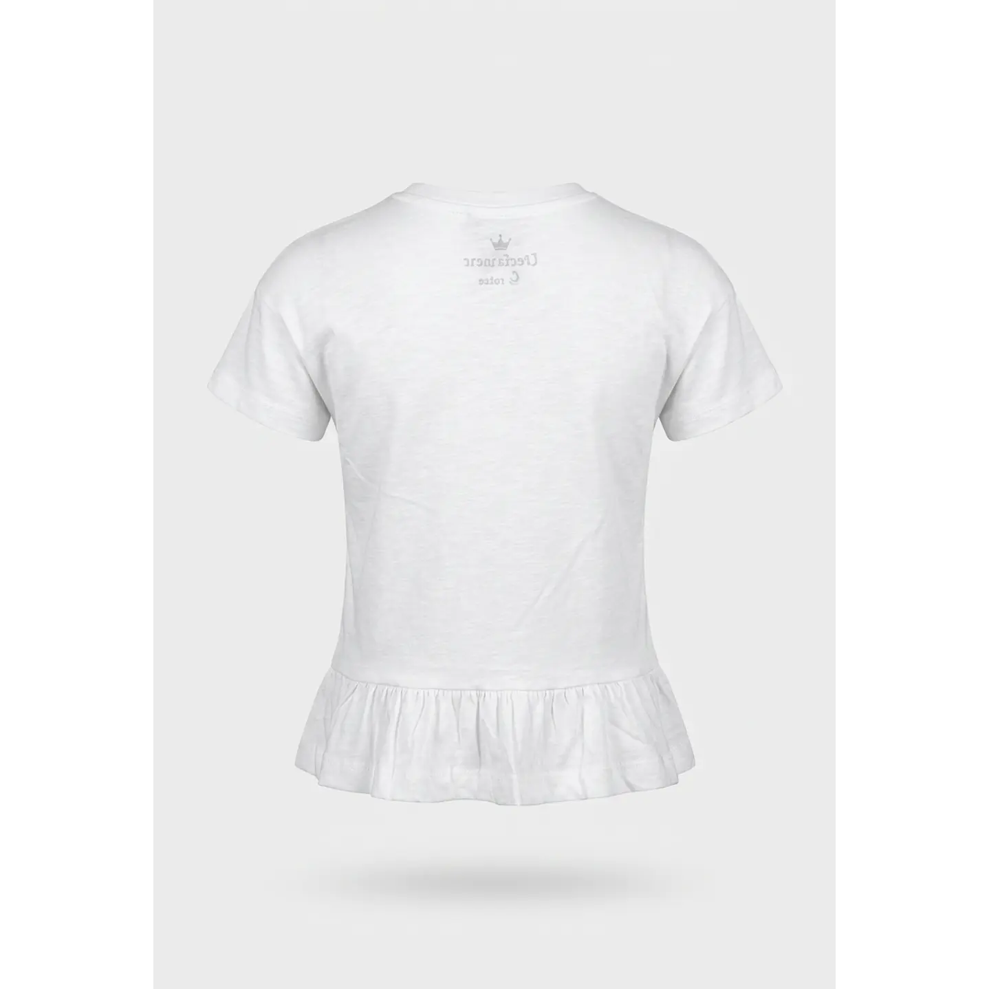 Polera Flor Niña Blanco 2