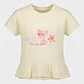 Polera Flor Niña Beige - Miniatura 1