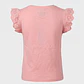 Polera Broderie Mostacilla Niña Coral - Miniatura 2