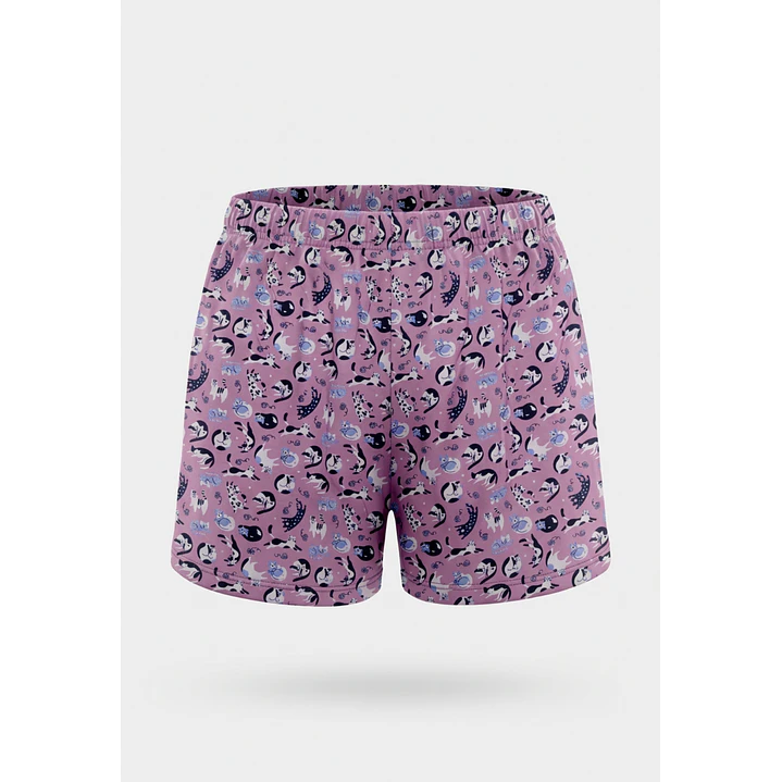 Pijama Corto Mujer Rosado 4