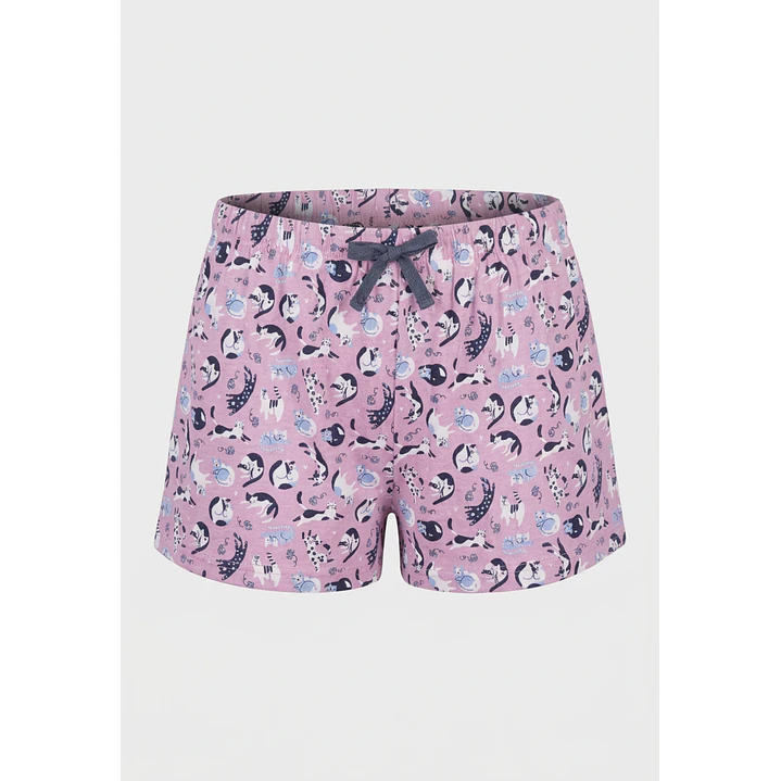 Pijama Corto Mujer Rosado 2