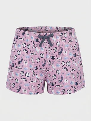 Pijama Corto Mujer Rosado