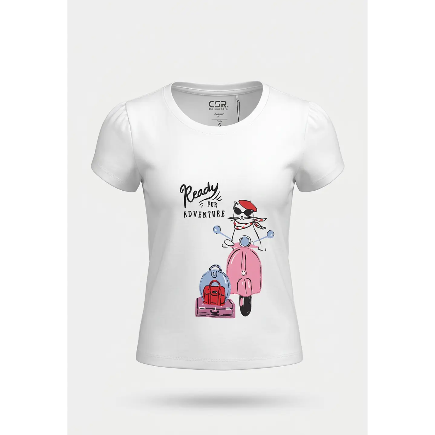 Pijama Corto Mujer Blanco 1