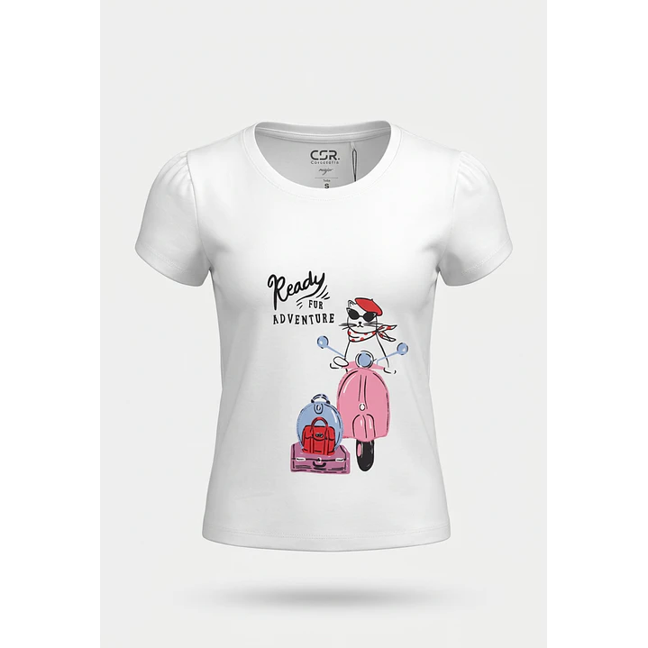 Pijama Corto Mujer Blanco 1