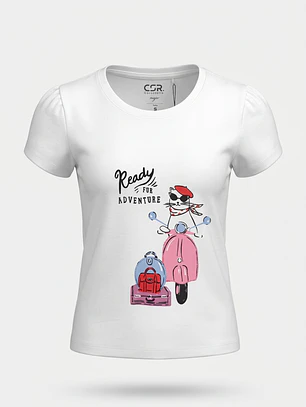 Pijama Corto Mujer Blanco