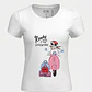 Pijama Corto Mujer Blanco - Miniatura 1
