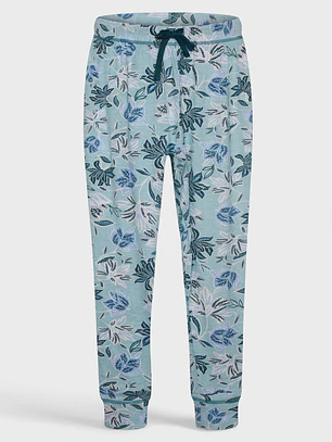 Pijama Corto Mujer Celeste