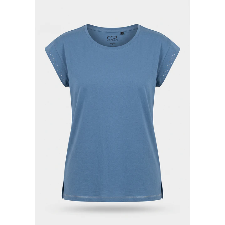 Pijama Corto Mujer Azul 1