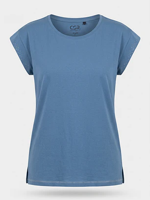 Pijama Corto Mujer Azul