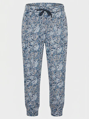 Pijama Corto Mujer Azul