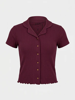 Pijama Pique Mujer Violeta