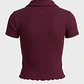 Pijama Pique Mujer Violeta - Miniatura 3