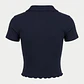 Pijama Pique Mujer Azul - Miniatura 3