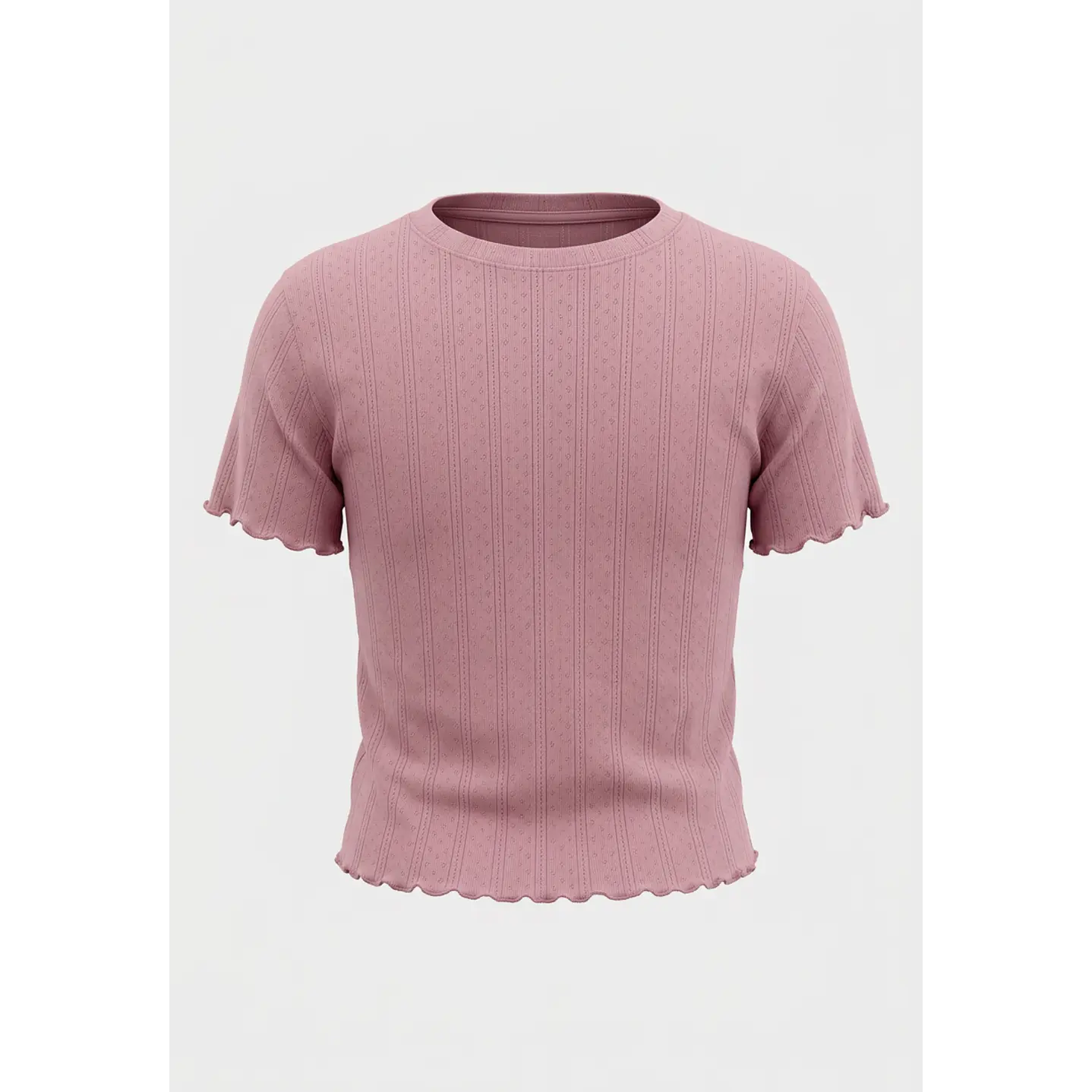 Pijama Textura Mujer Rosado 3