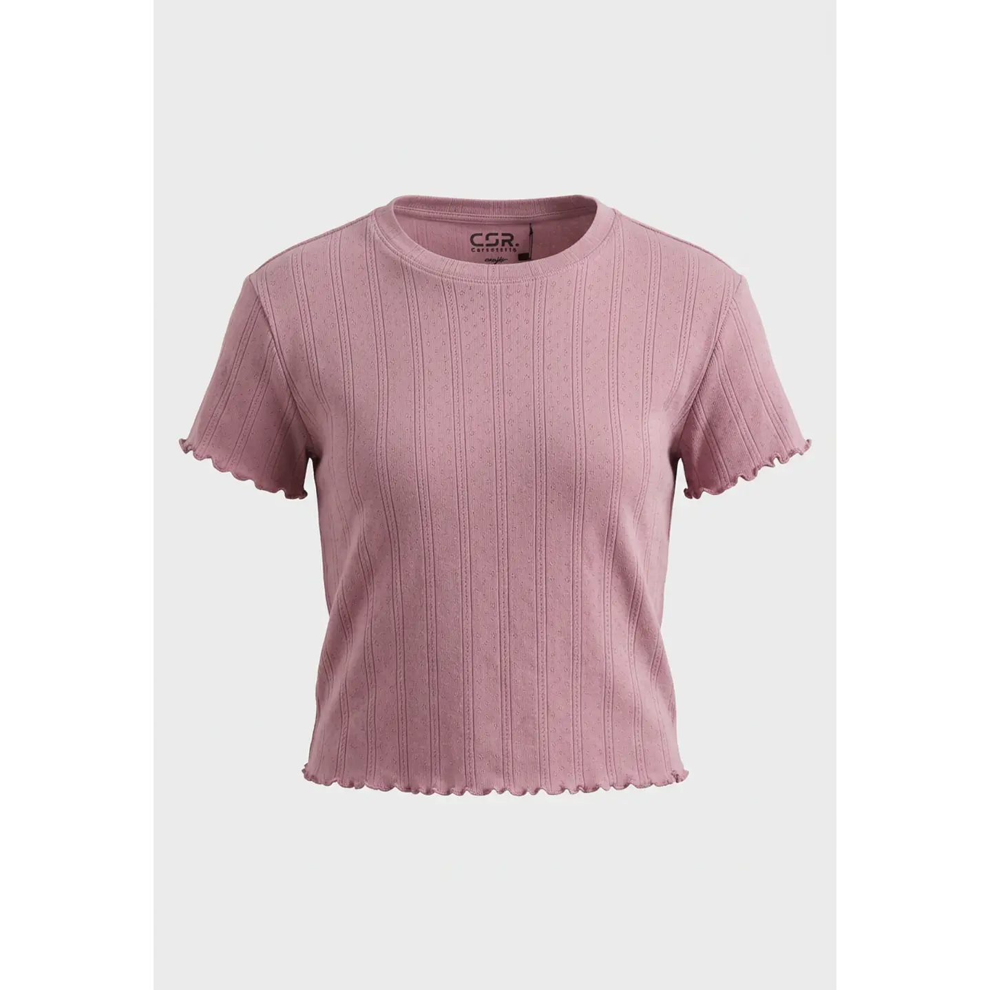 Pijama Textura Mujer Rosado 1