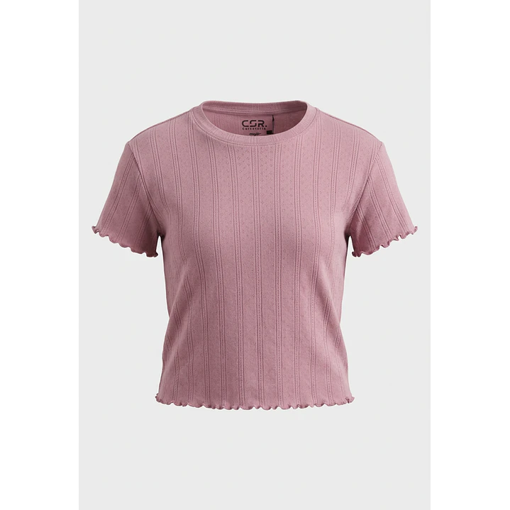 Pijama Textura Mujer Rosado 1