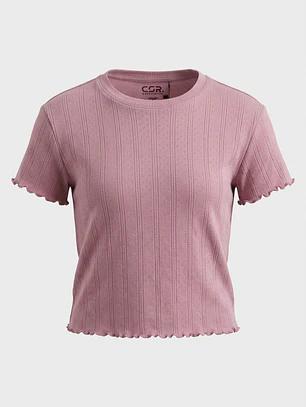 Pijama Textura Mujer Rosado