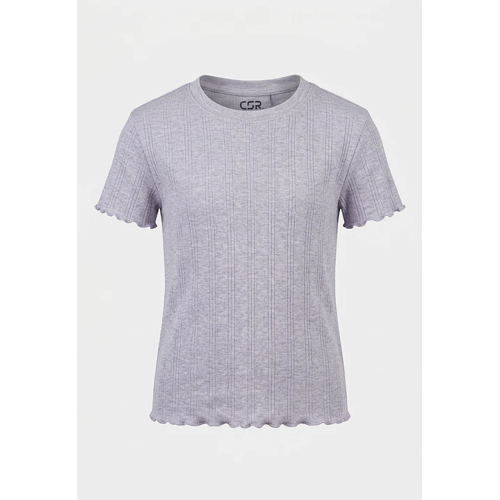 Pijama Textura Mujer Gris 1