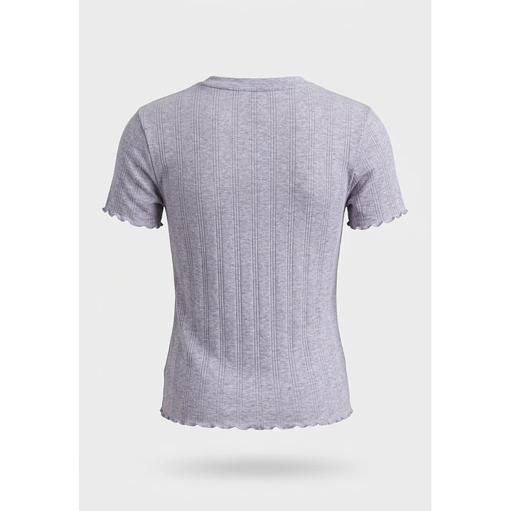 Pijama Textura Mujer Gris 3