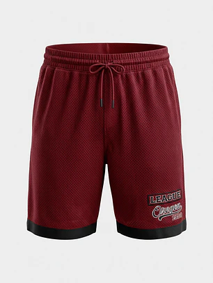 Bermuda Active Parche Hombre Rojo