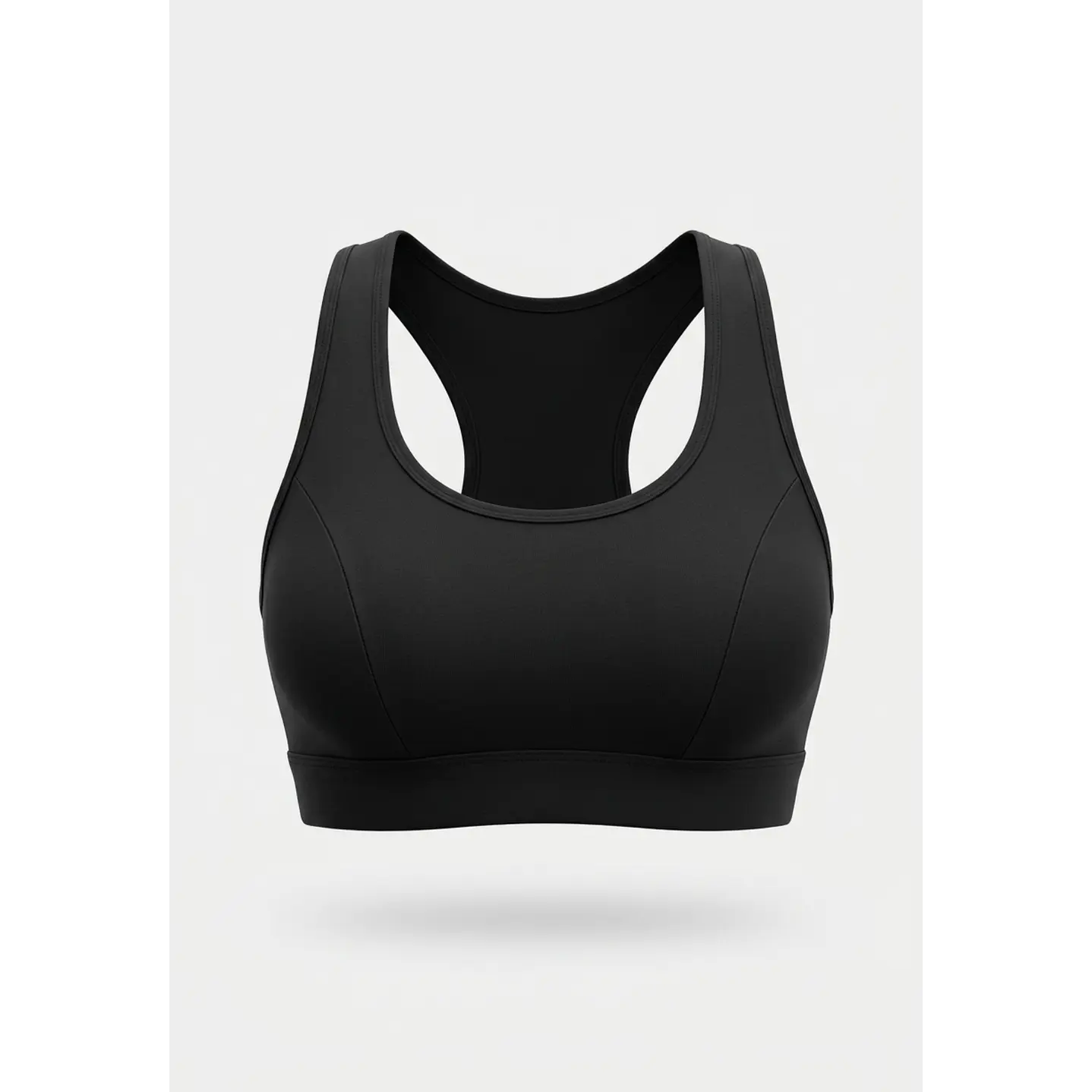 Sosten Deportivo Algodón Mujer Negro 1