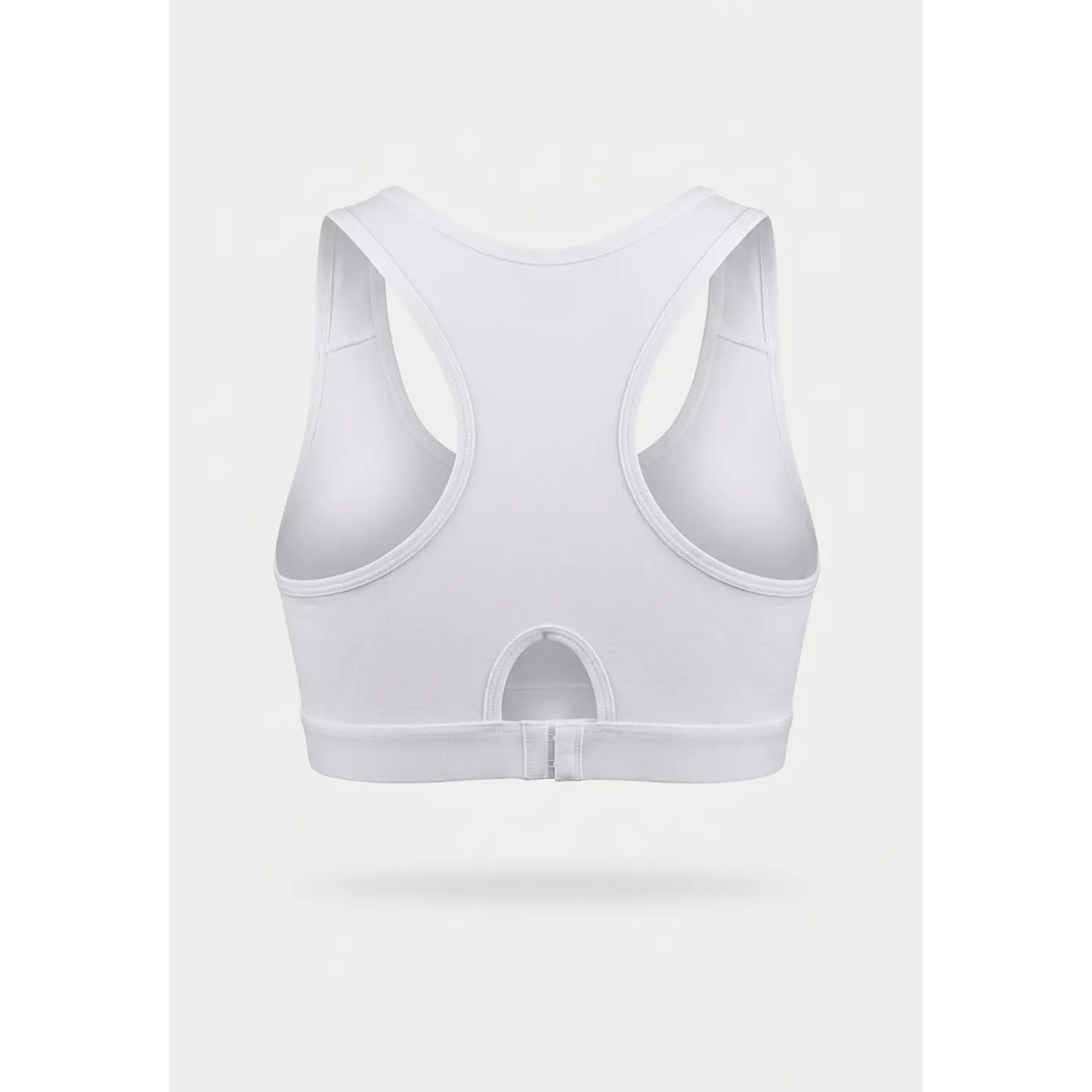 Sosten Deportivo Algodón Mujer Blanco 2