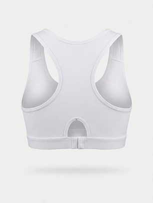Sosten Deportivo Algodón Mujer Blanco