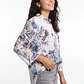 Blusa Botones Mujer Manga 3/4 Blanco - Miniatura 1