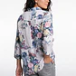 Blusa Botones Mujer Manga 3/4 Blanco - Miniatura 2