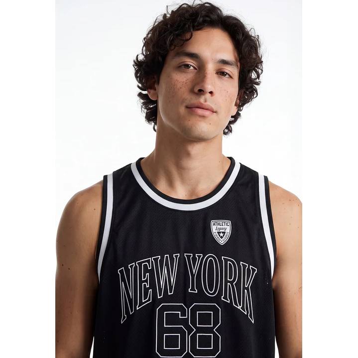 Sudadera New York  Hombre Negro  4
