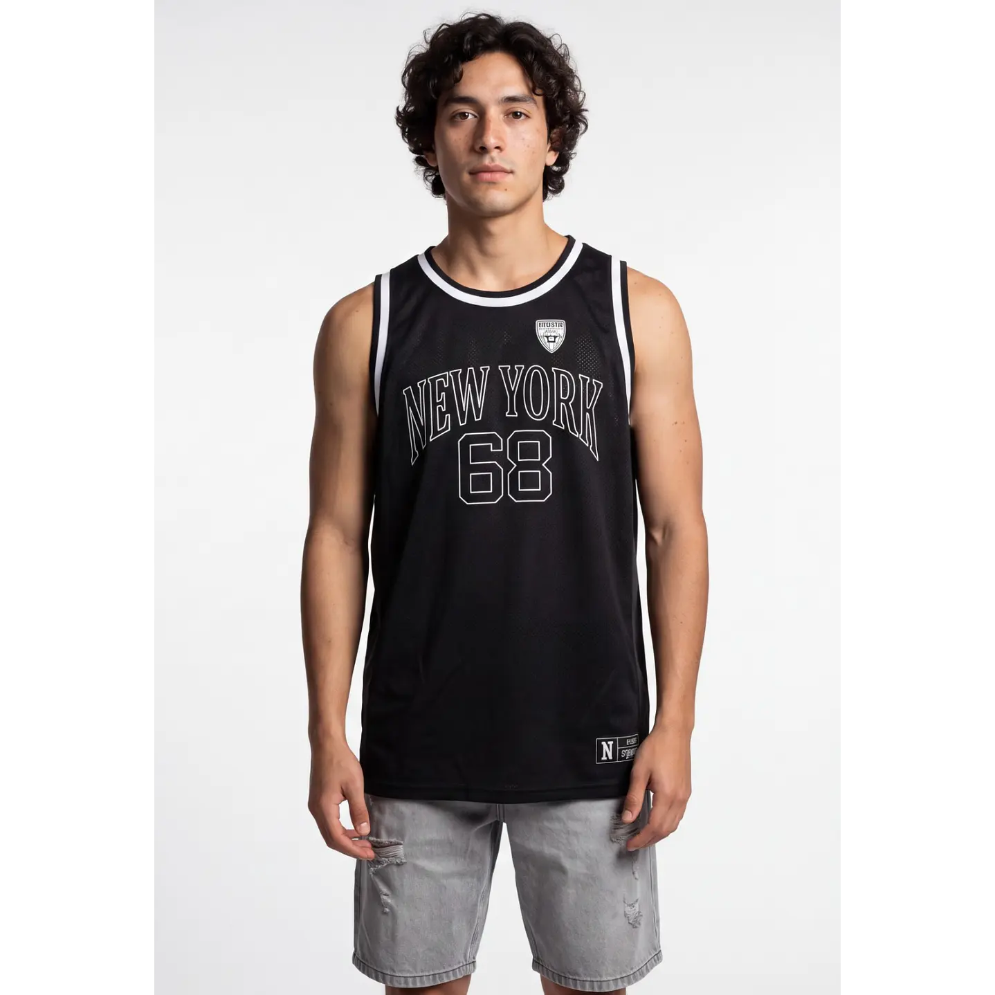 Sudadera New York  Hombre Negro  1