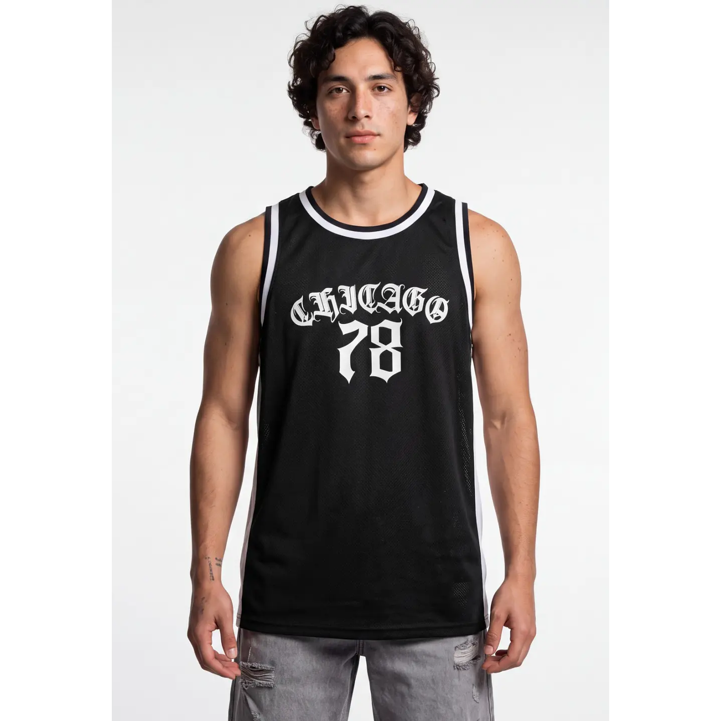 Sudadera Chicago Hombre Negro 1