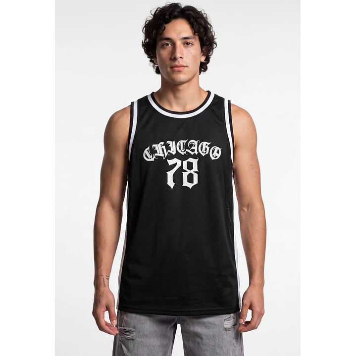 Sudadera Chicago Hombre Negro 1