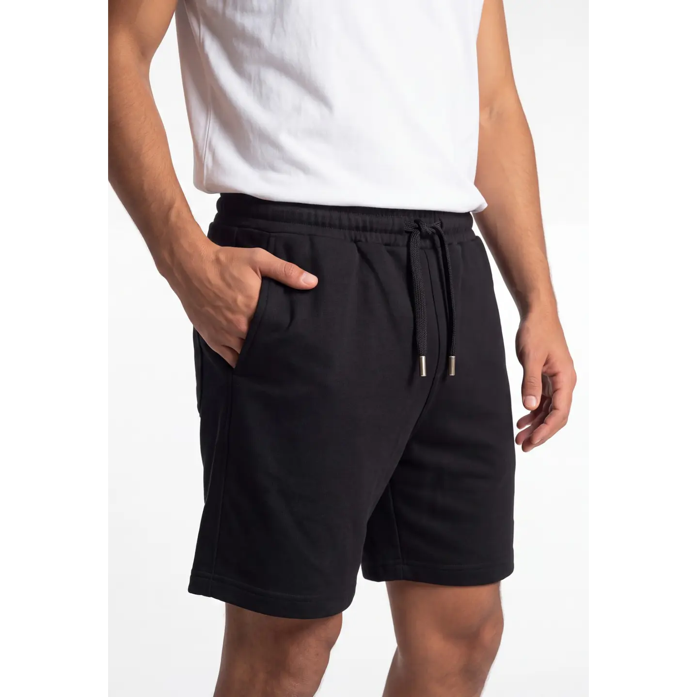 Bermuda Costado 3D Hombre Negro 4