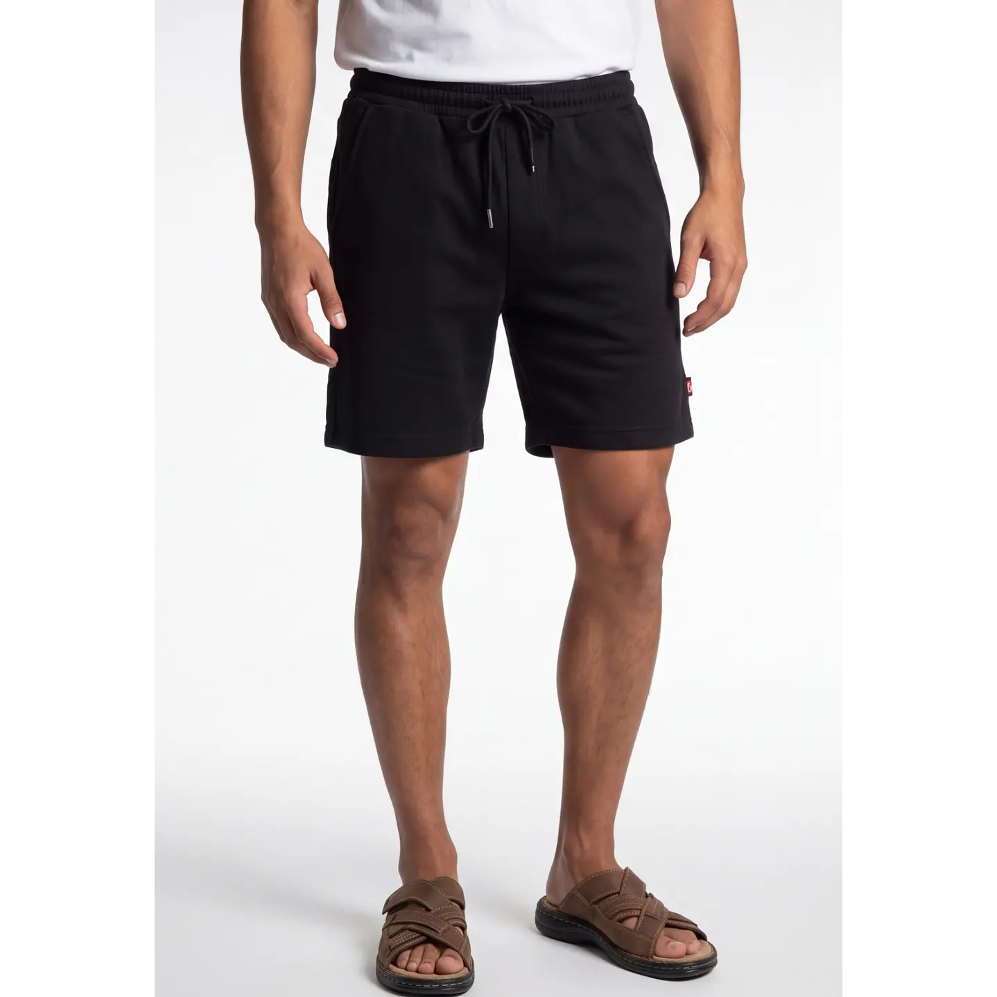 Bermuda Costado 3D Hombre Negro 1
