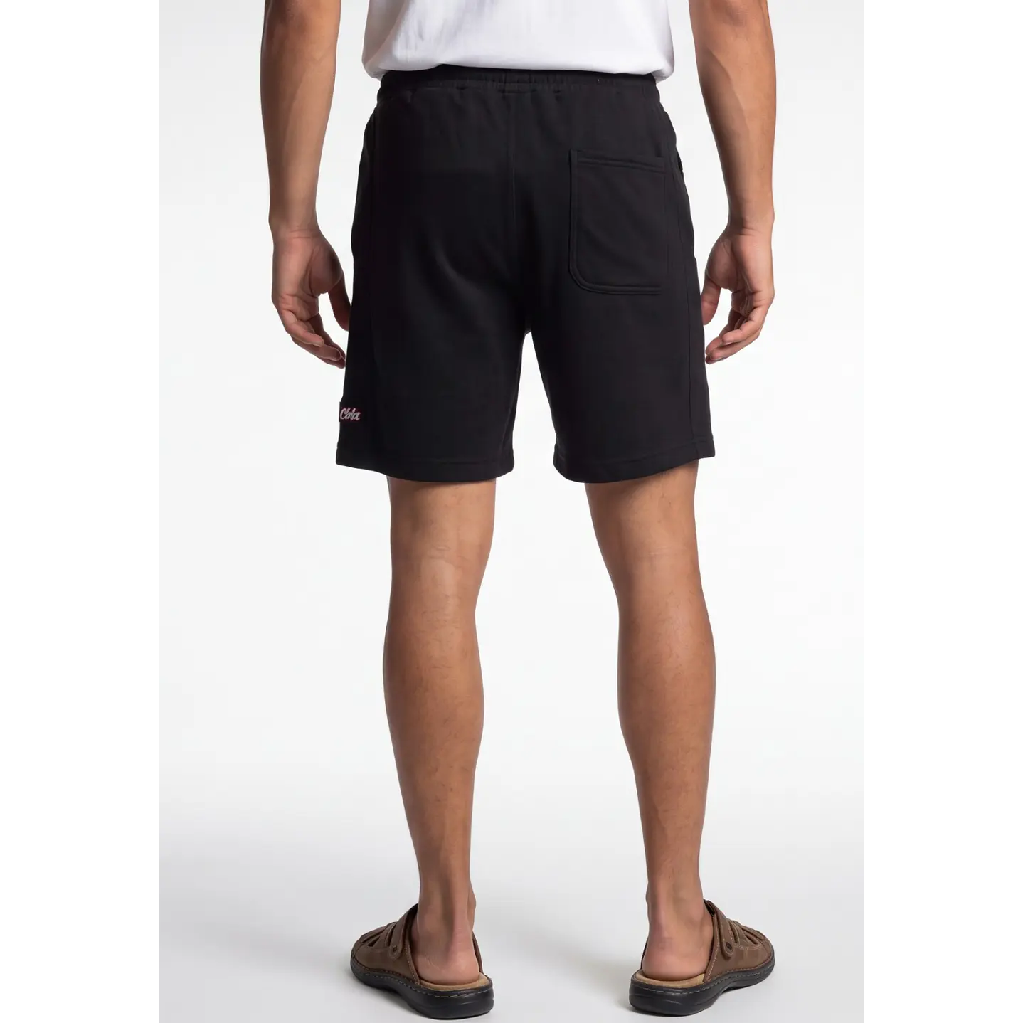Bermuda Costado 3D Hombre Negro 2