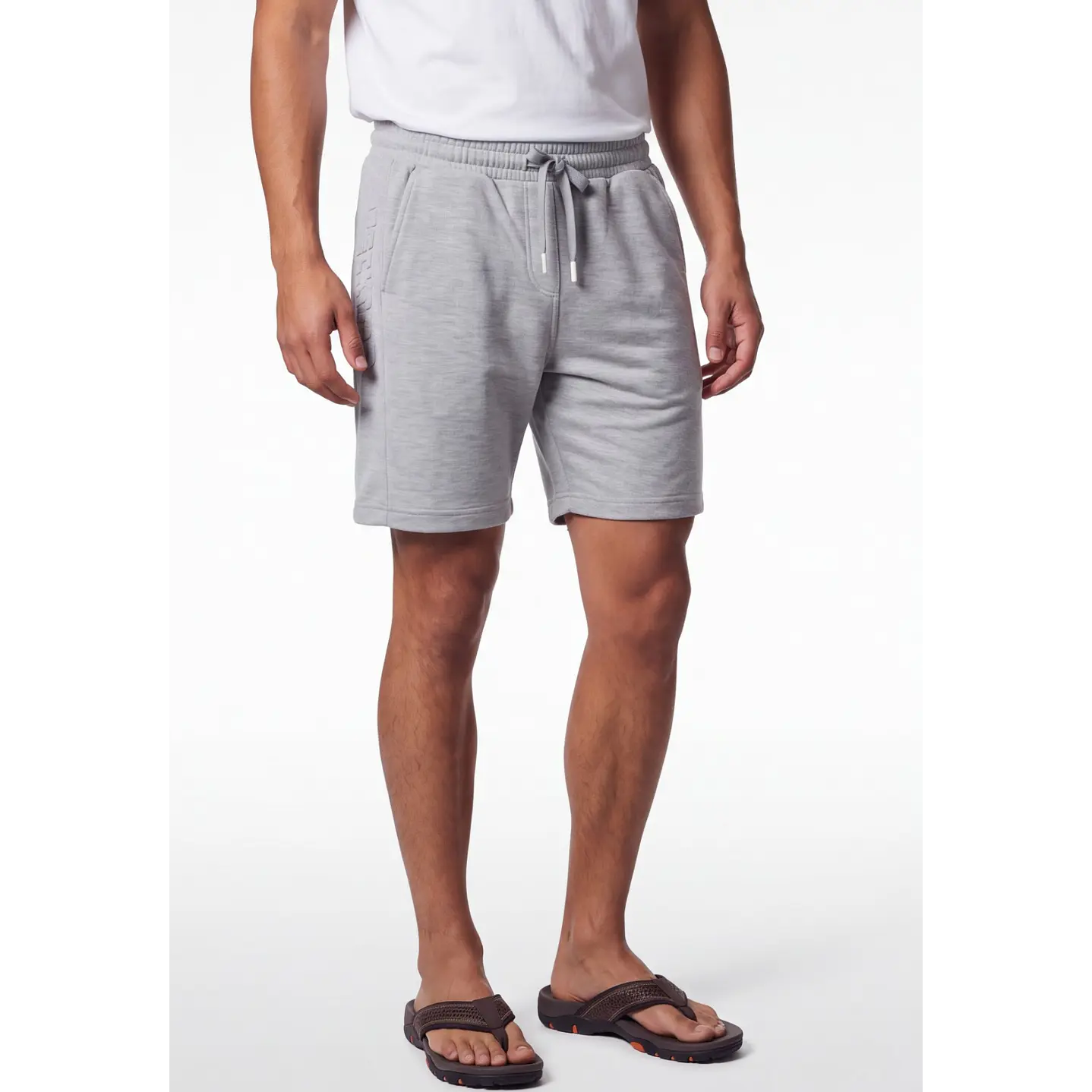 Bermuda Costado 3D Hombre Gris 1