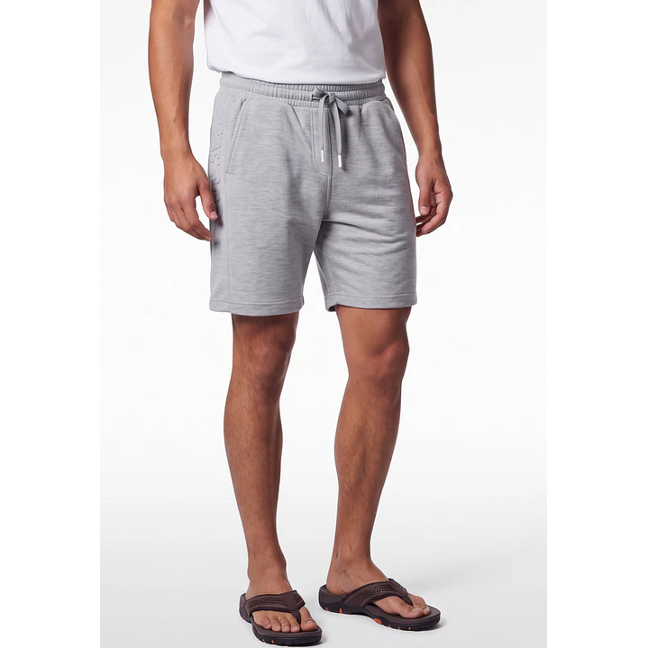 Bermuda Costado 3D Hombre Gris 1