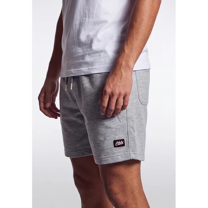 Bermuda Costado 3D Hombre Gris 4