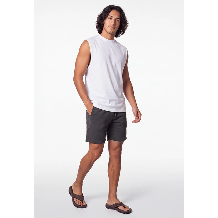 Bermuda Costado 3D Hombre Gris 3