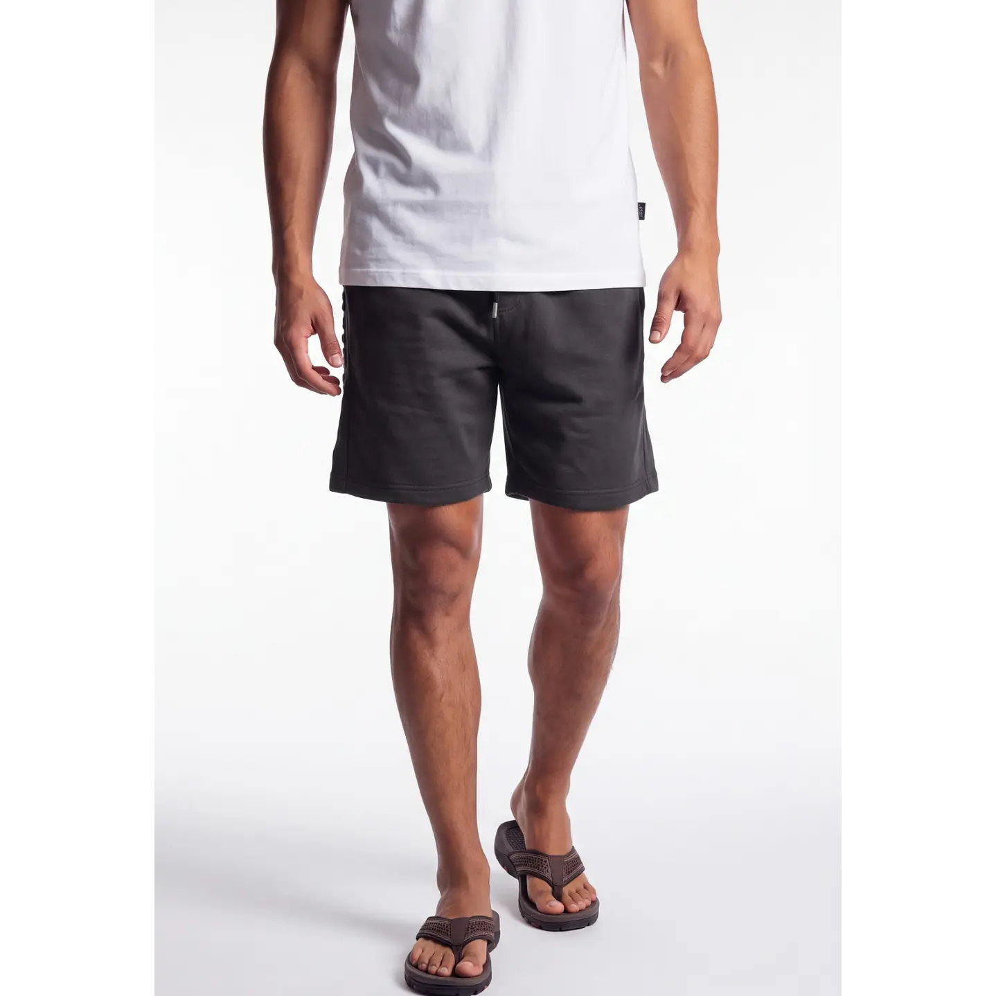 Bermuda Costado 3D Hombre Gris 1