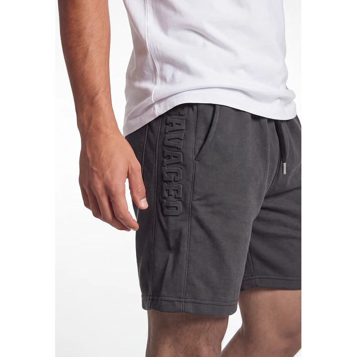 Bermuda Costado 3D Hombre Gris 4