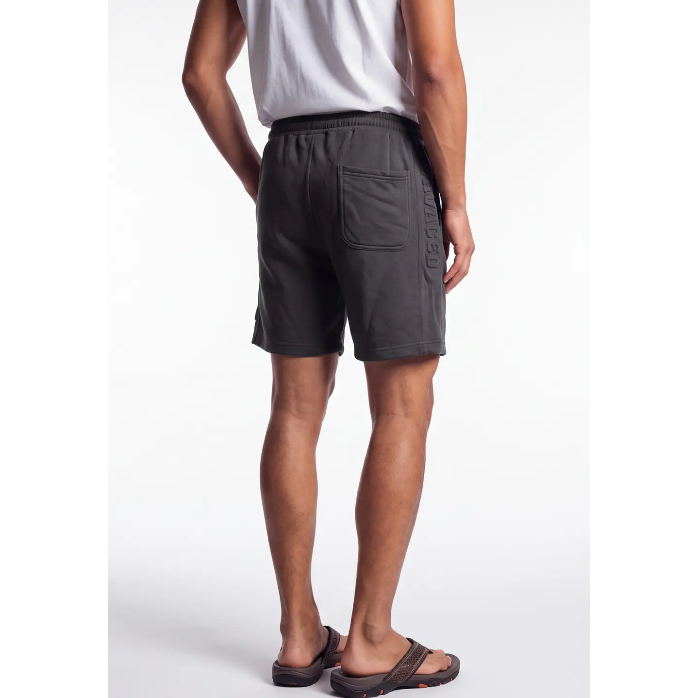 Bermuda Costado 3D Hombre Gris 2