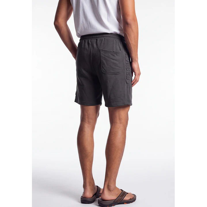 Bermuda Costado 3D Hombre Gris 2