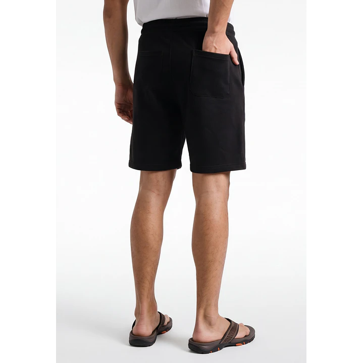 Bermuda Bordado Hombre Negro 2